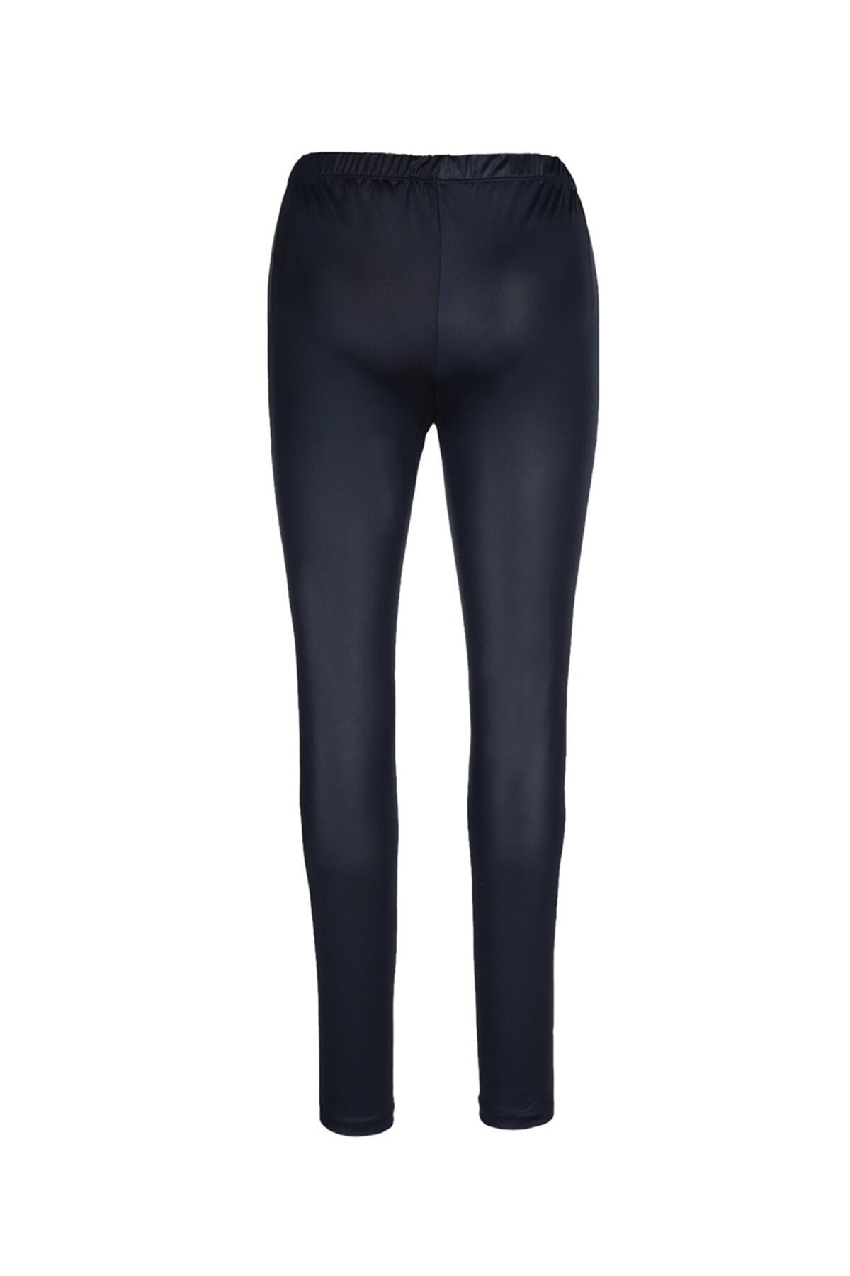 Kadın Beli Lastikli Mat Büyük Beden Curve Yüksek Bel Spor Şık Tayt