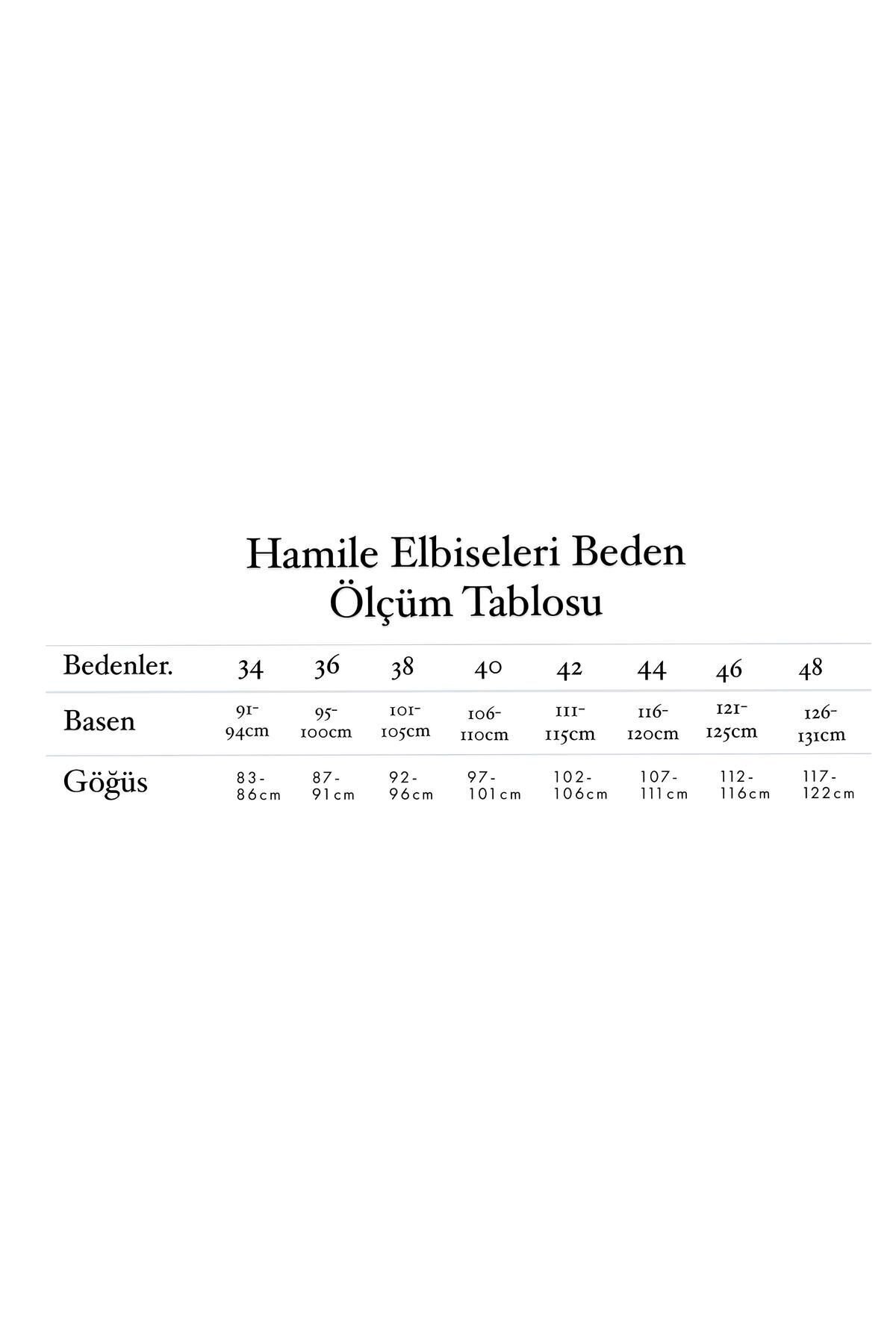 Kadın Emzirme Özellikli Gizli Parça Yarım kol Tunik Boy Hamile Bluzu