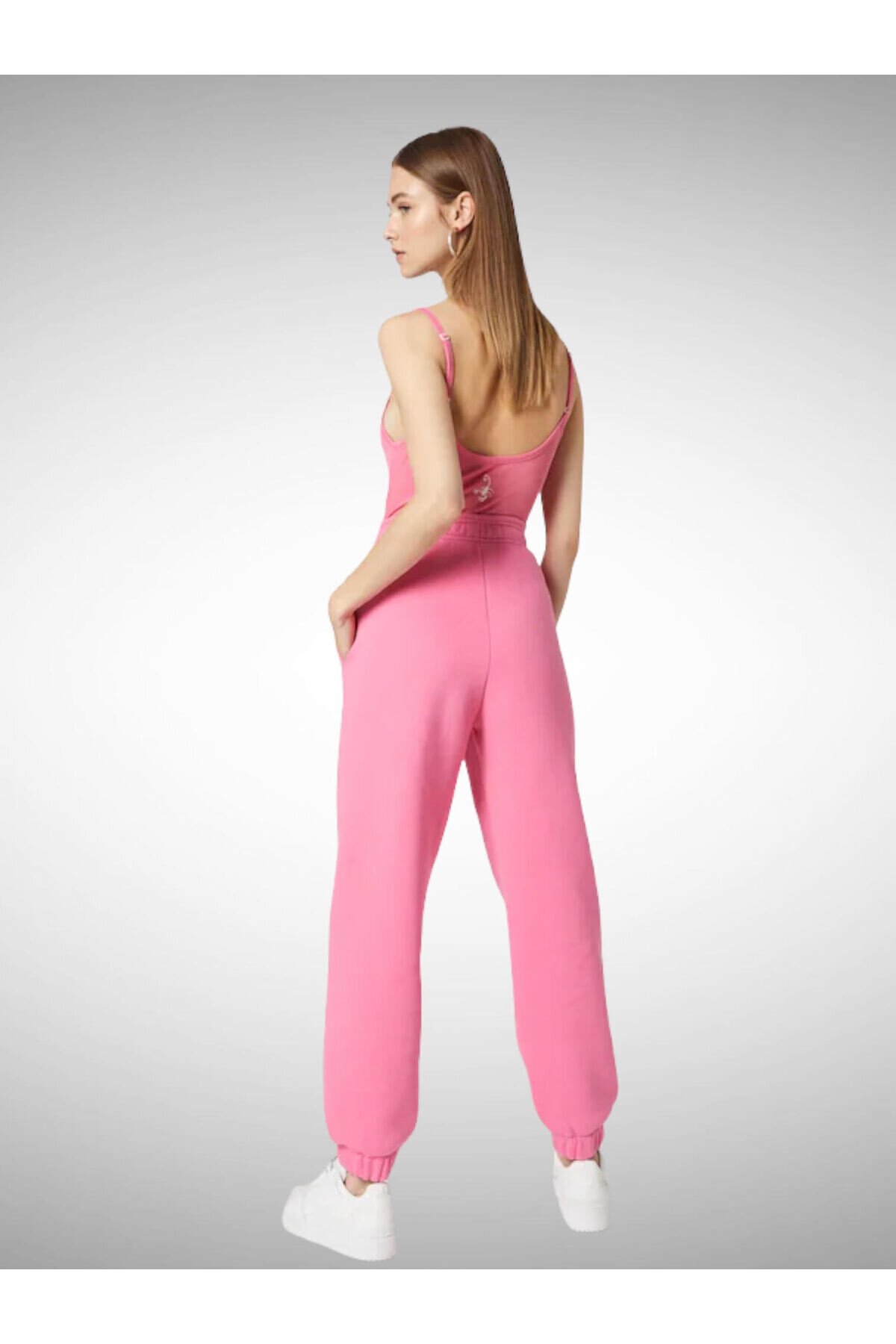 Kadın Süper Yüksek Bel Paçası Lastikli Spor Şık Eşofman Altı