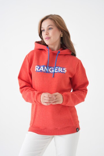 Unisex Kanguru Cepli Kapüşonlu Yazılı Rahat Spor Şık Kışlık Uzun Kol Sweatshirt