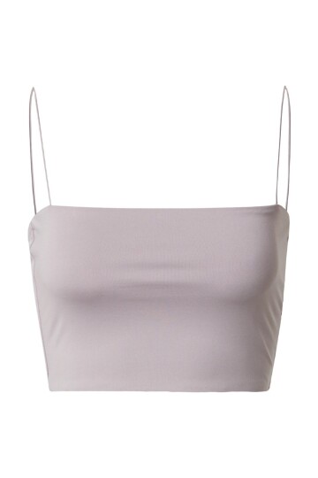 Kadın Askılı Şık Croptop Bluz