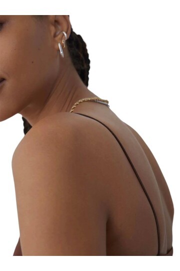 Kadın Askılı Şık Croptop Bluz