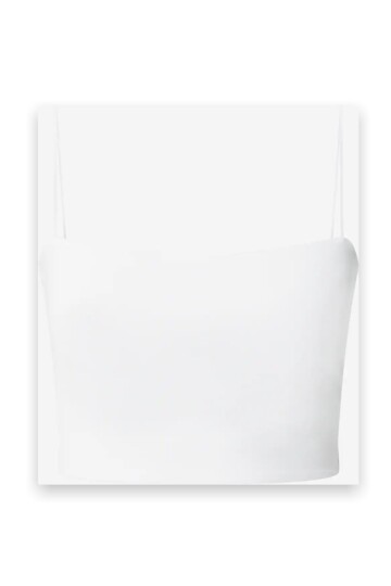 Kadın Askılı Şık Croptop Bluz