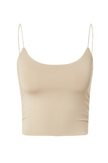 Kadın Askılı Spor Şık U Yaka Crop Top Curve Büstiyer Bluz