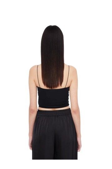 Kadın Askılı Spor Şık U Yaka Crop Top Curve Büstiyer Bluz