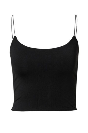 Kadın Askılı Spor Şık U Yaka Crop Top Curve Büstiyer Bluz