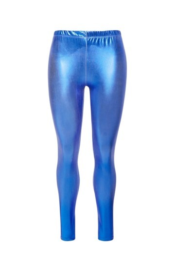 Kadın Beli Lastikli Parlak Büyük Beden Curve Yüksek Bel Spor Şık Tayt