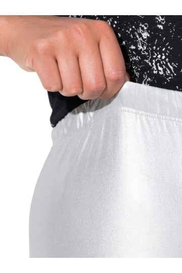 Kadın Beli Lastikli Parlak Büyük Beden Curve Yüksek Bel Spor Şık Tayt