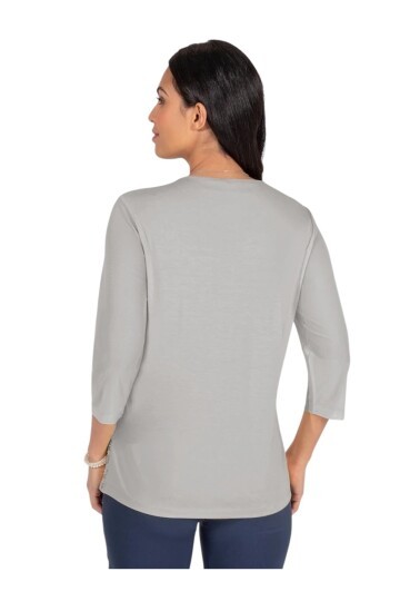 Kadın Curve Büyük Beden Önü Çiçek Güpürlü Kolları Tül Spor Şık Bluz