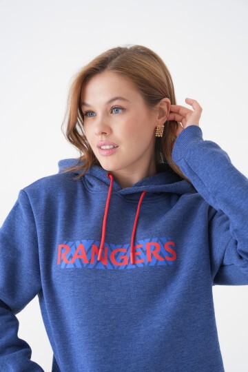 Unisex Kanguru Cepli Kapüşonlu Yazılı Rahat Spor Şık Kışlık Uzun Kol Sweatshirt