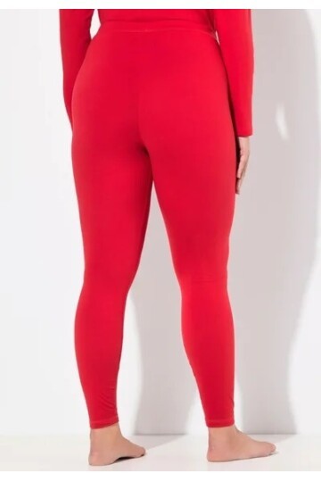 Kadın Beli Lastikli Pamuk Penye Büyük Beden Curve Yüksek Bel Spor Günlük Tayt