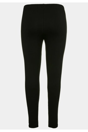 Kadın Beli Lastikli Pamuk Penye Büyük Beden Curve Yüksek Bel Spor Günlük Tayt